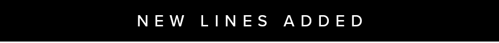 Black Friday: New Lines Added