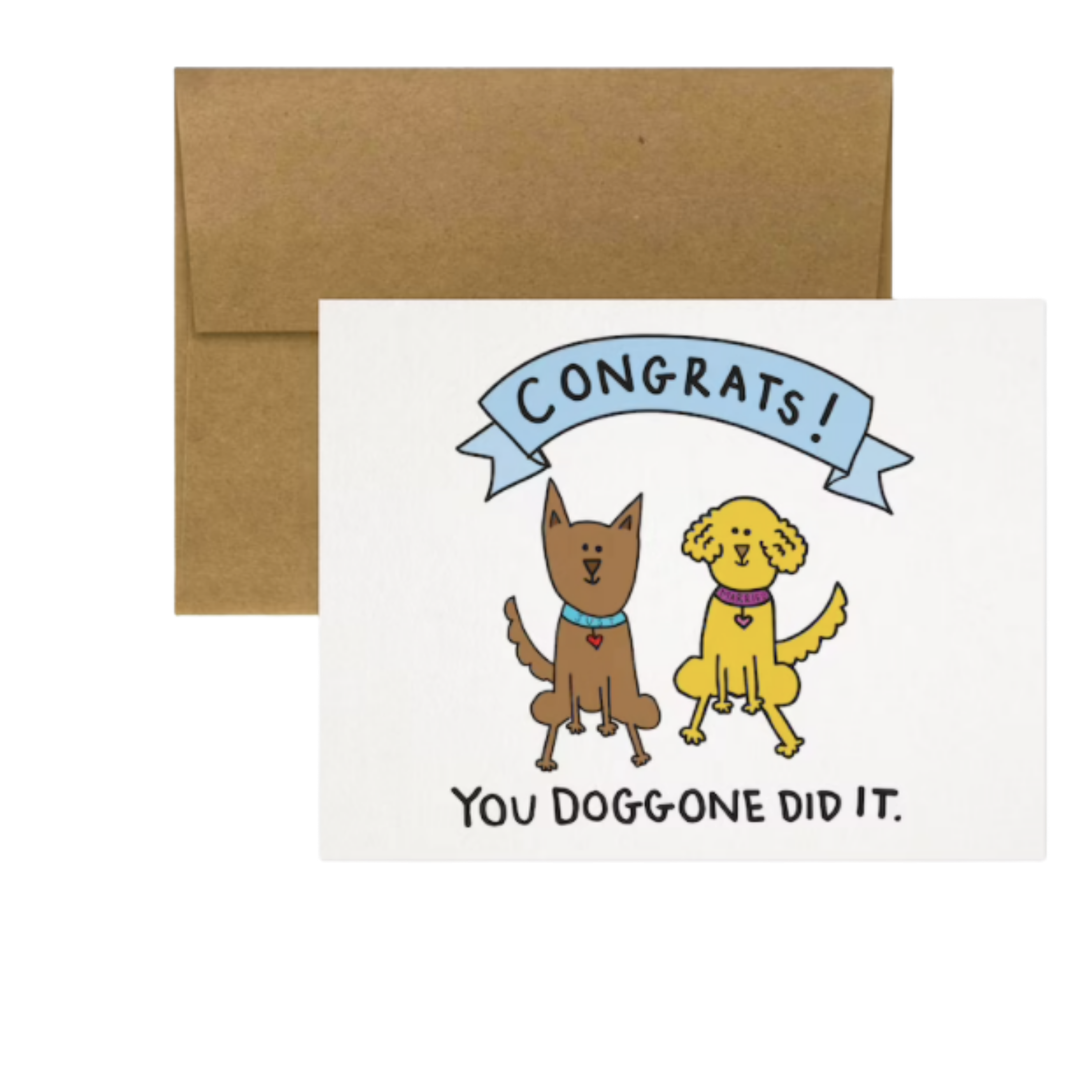 Image of Congrats! You Doggone Did It. Greeting Card