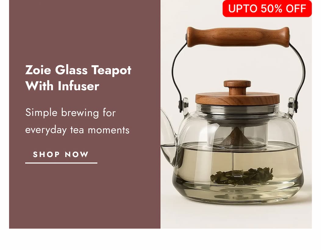 Zoie   Glass   Teapot   with   Infuser