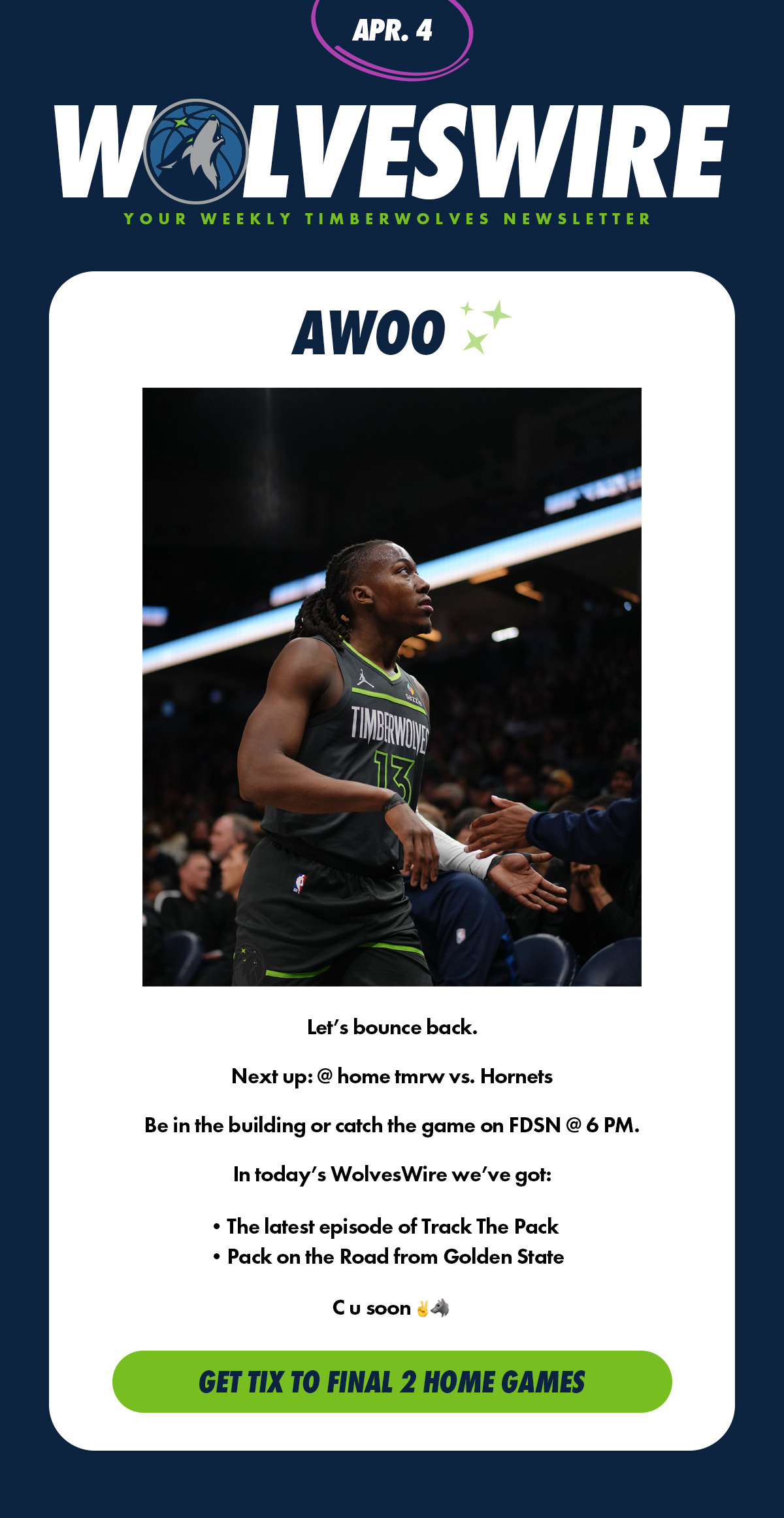 Get Tix to Final Games