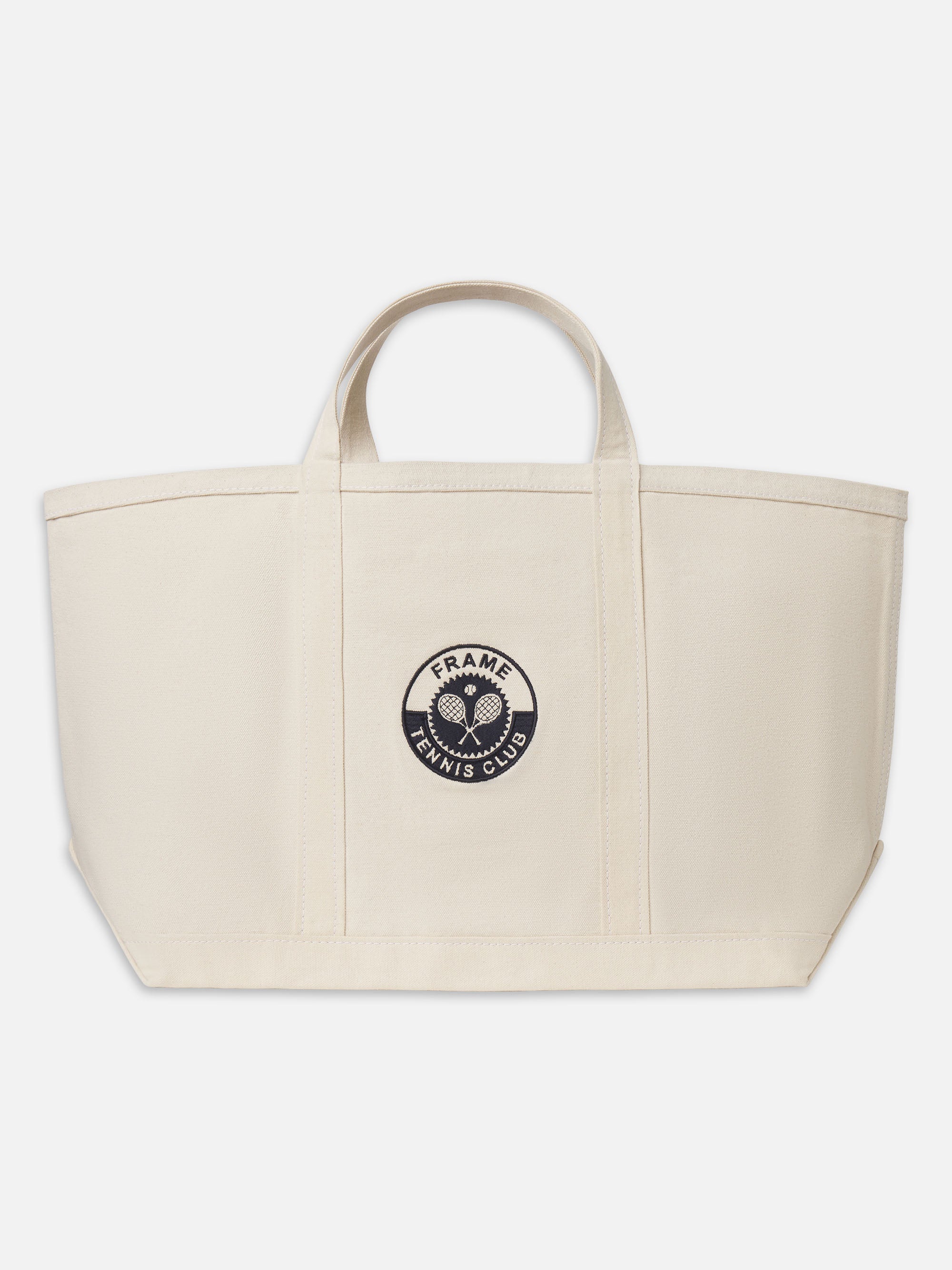 TENNIS TOTE BAG IN CREAM