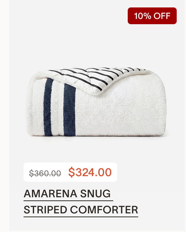 Amarena Snug Striped Comforter
