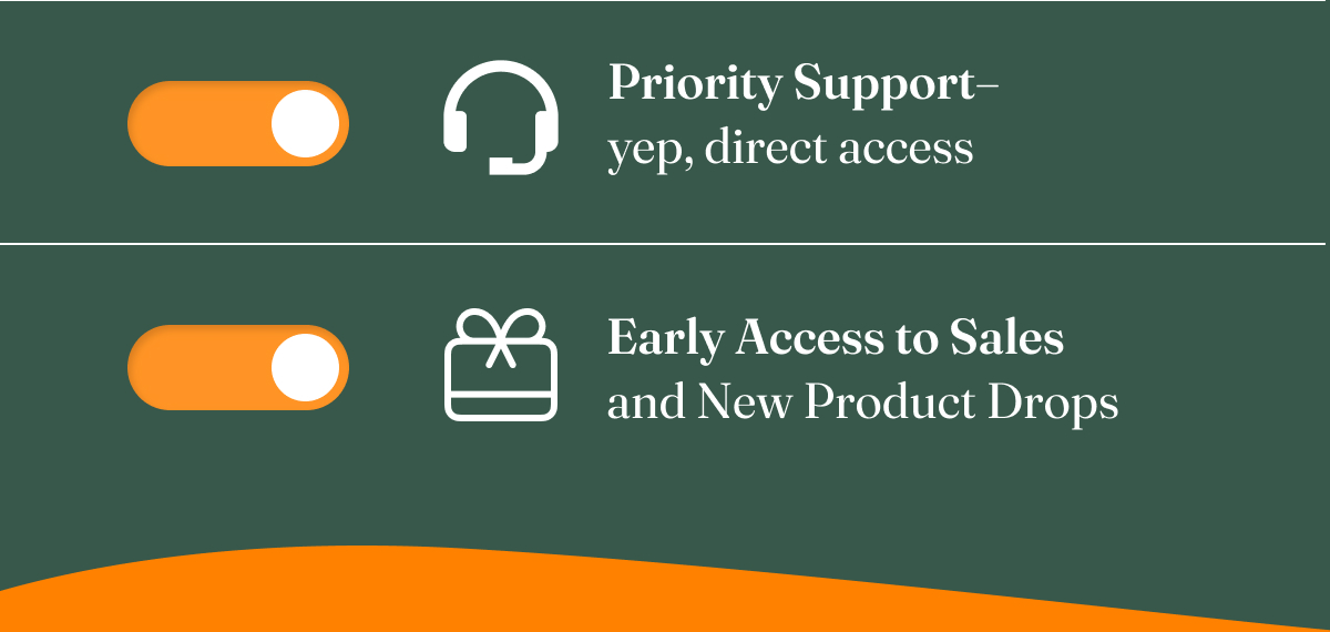 Early Access to Sales and New Product Drops