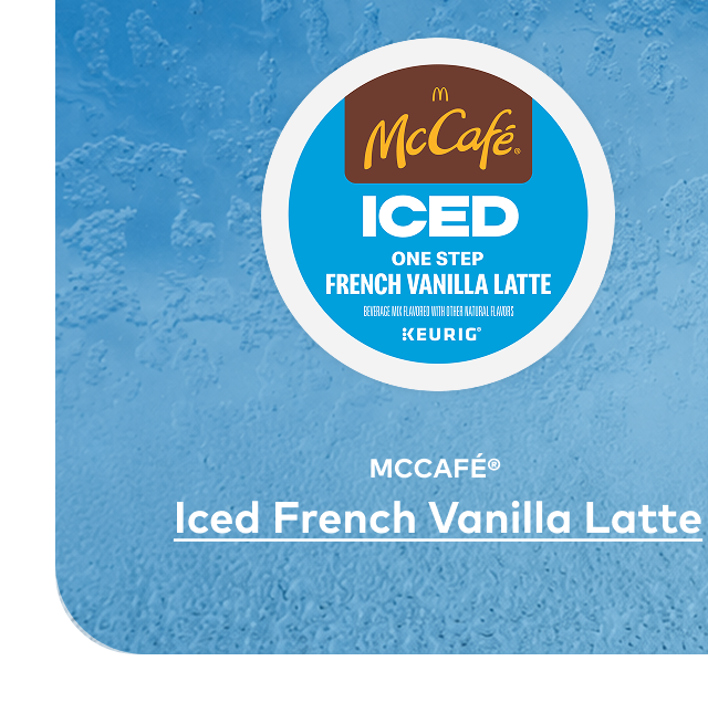 McCafé® ICED French Vanilla Latte
