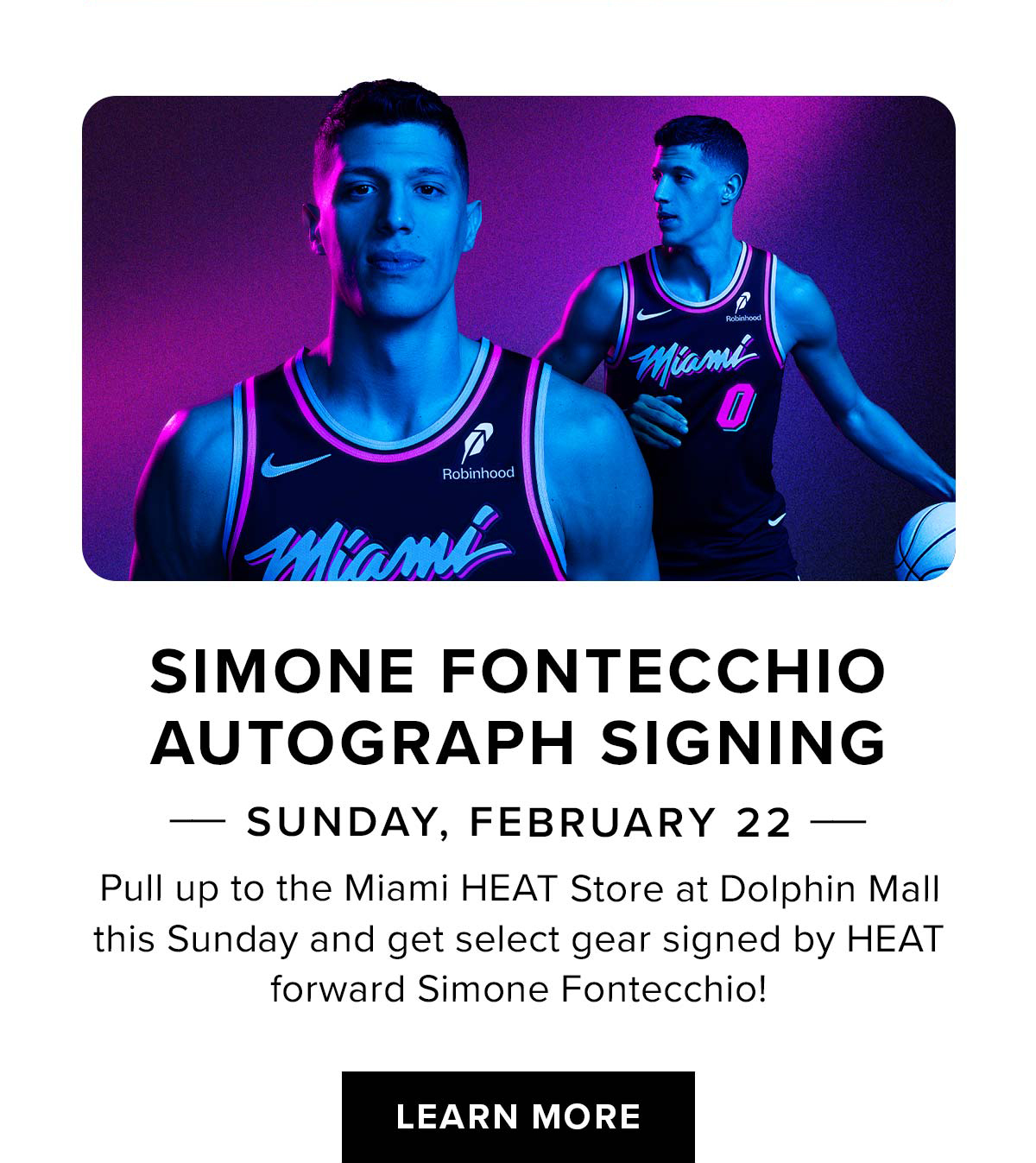 Simone Fontecchio Autograph Signing | Sun, Feb 22 | Learn More