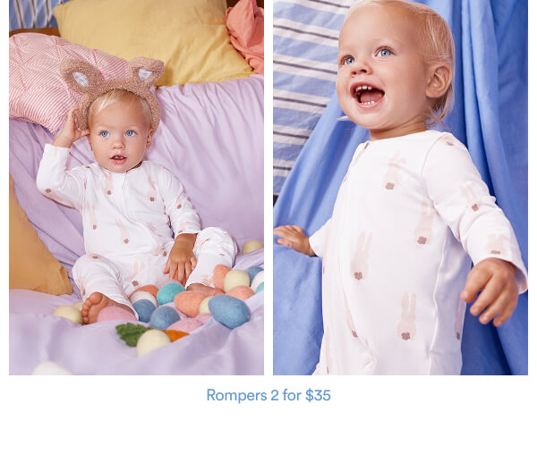 happy bunnies. Sleep sets Buy one, get one 50% off