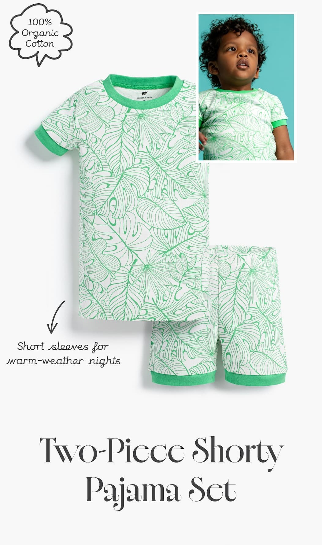 Two-Piece Shorty Pajama Set