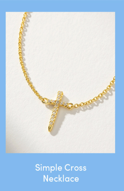 Simple Cross Necklace