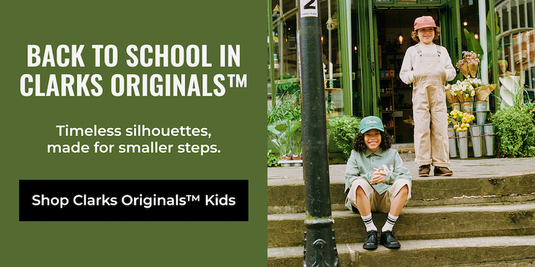 BACK TO SCHOOL IN CLARKS ORIGINALS | Timeless silhouettes made for smaller steps. Shop Clarks Originals Kids