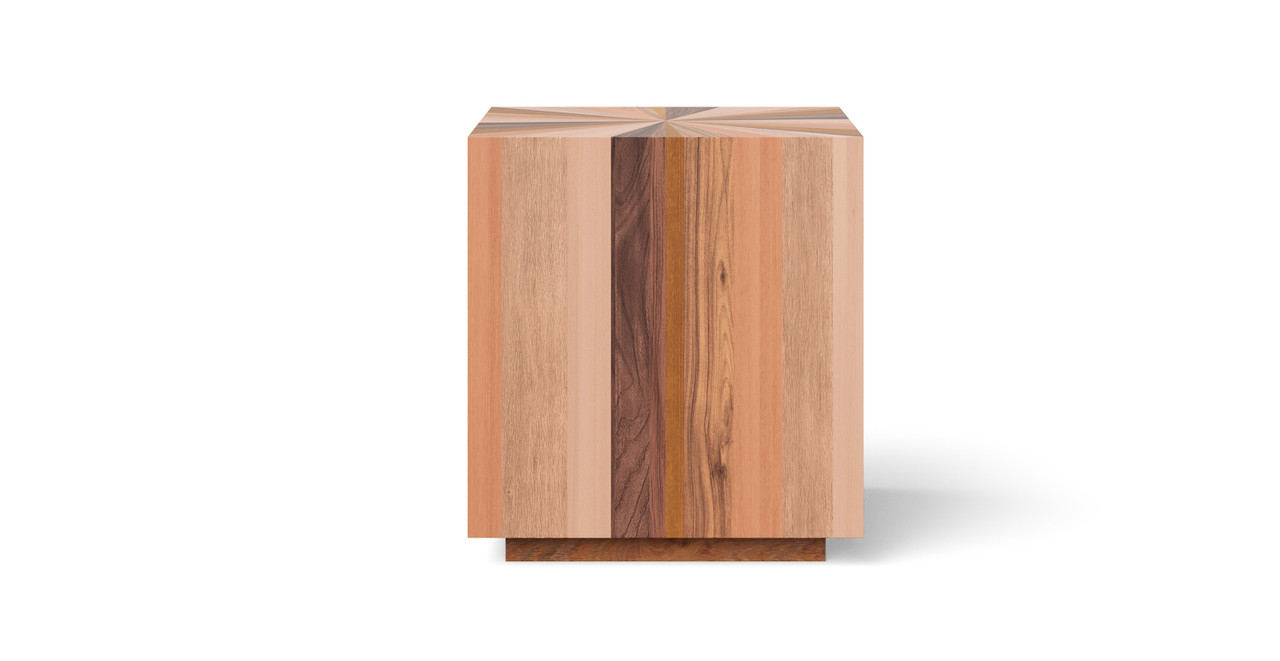 Image of Sunnyside Contemporary Wood End Table