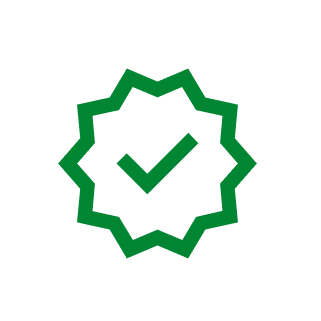 Green Verified Checkmark Icon