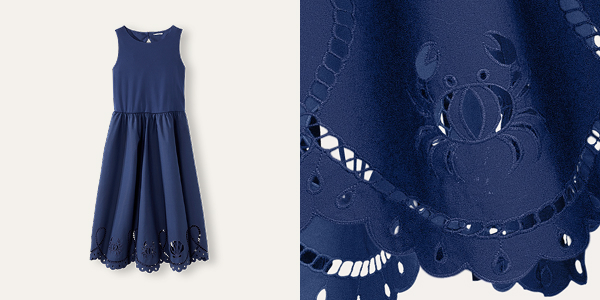 Navy Lace