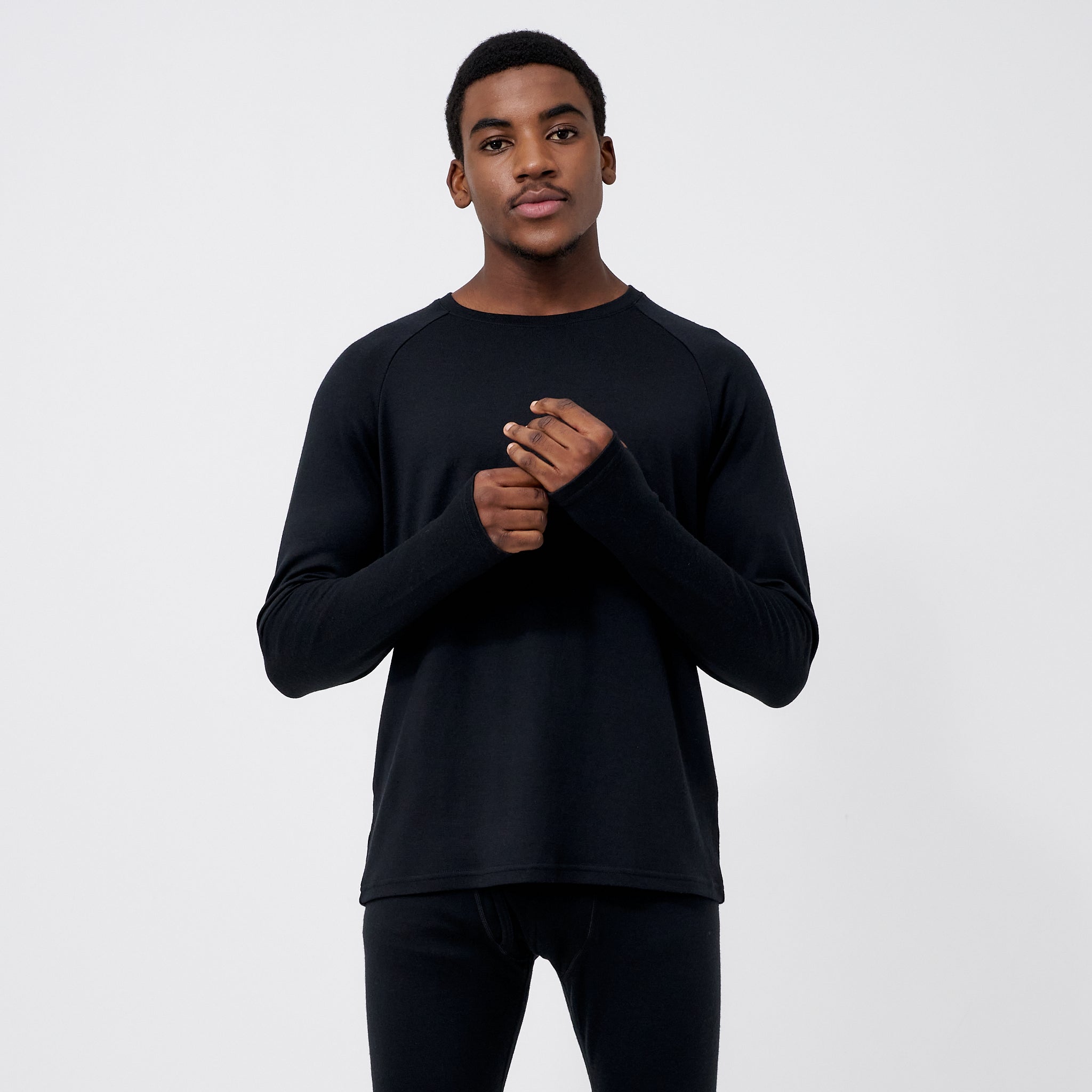 R&R Sport Harrow Men's Long Sleeve Merino Thermal Top