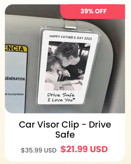 Car Visor Clip - Drive Safe