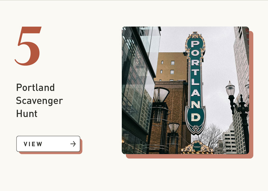 Portland Scavenger Hunt