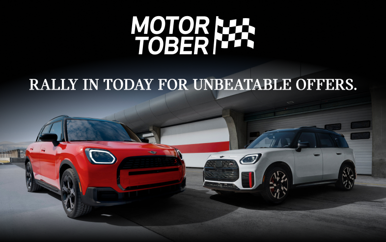 Two MINI Countryman SALL 4 vehicles
