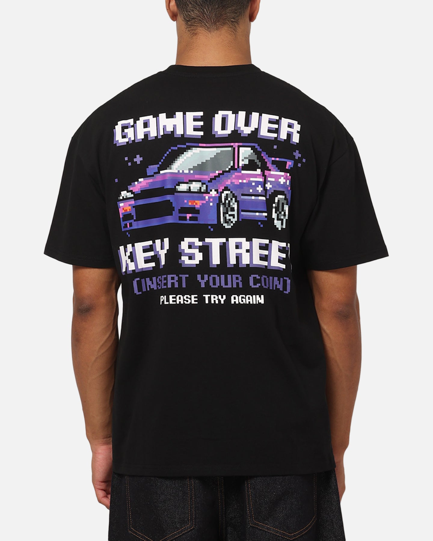 Image of Key Street 16 Bit Heavy T-Shirt Black