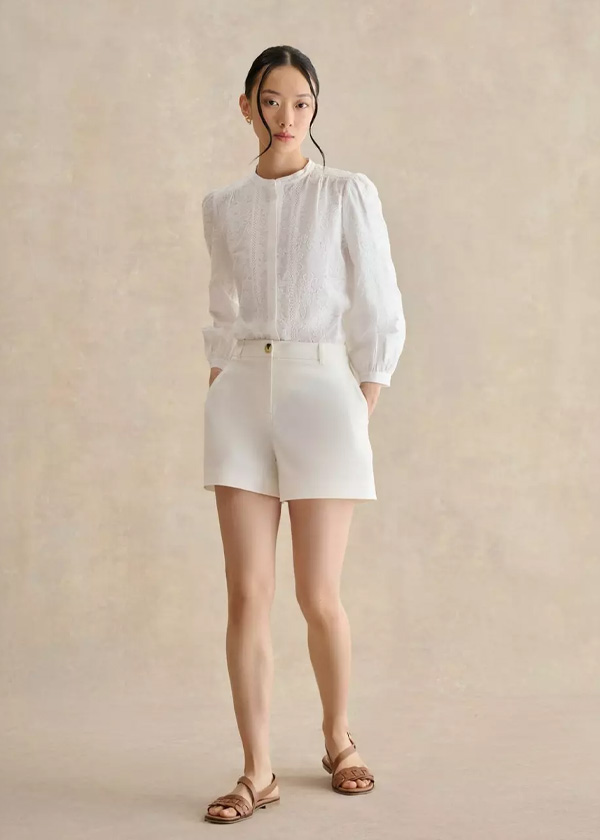 Fallon Cotton Embroidery Blouse