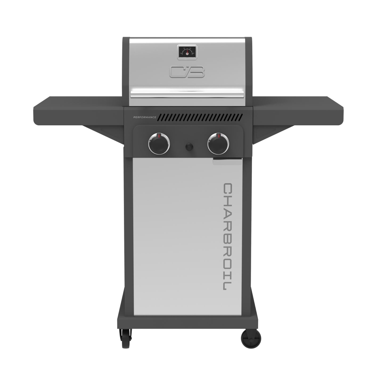 Image of Performance Series™ FlavorMax™ 2 Burner Gas Grill Cabinet with Foldable Side Shelves