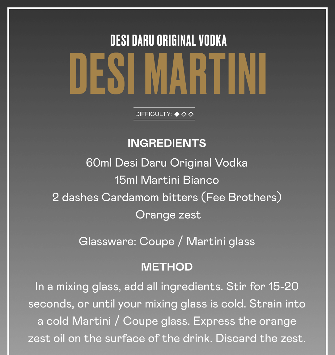 Desi Nartini recipe