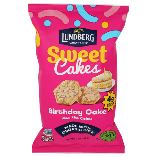 Lundberg Birthday Cake Sweet Cakes Mini Rice Cakes