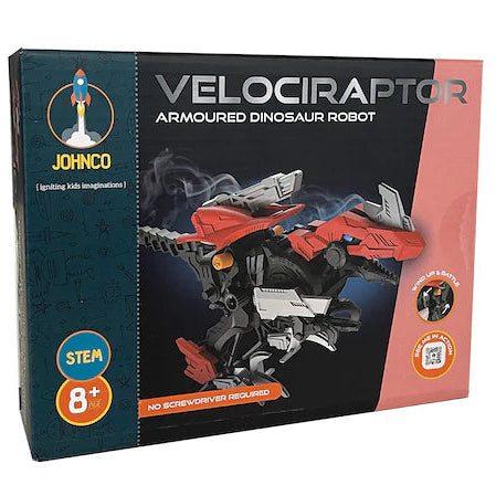 Image of Johnco Velociraptor - Armoured Dinosaur Robot
