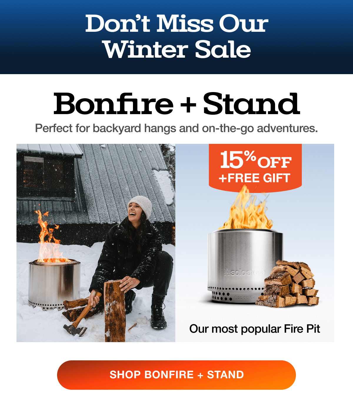 Bonfire 19.5 + Stand Bundle
