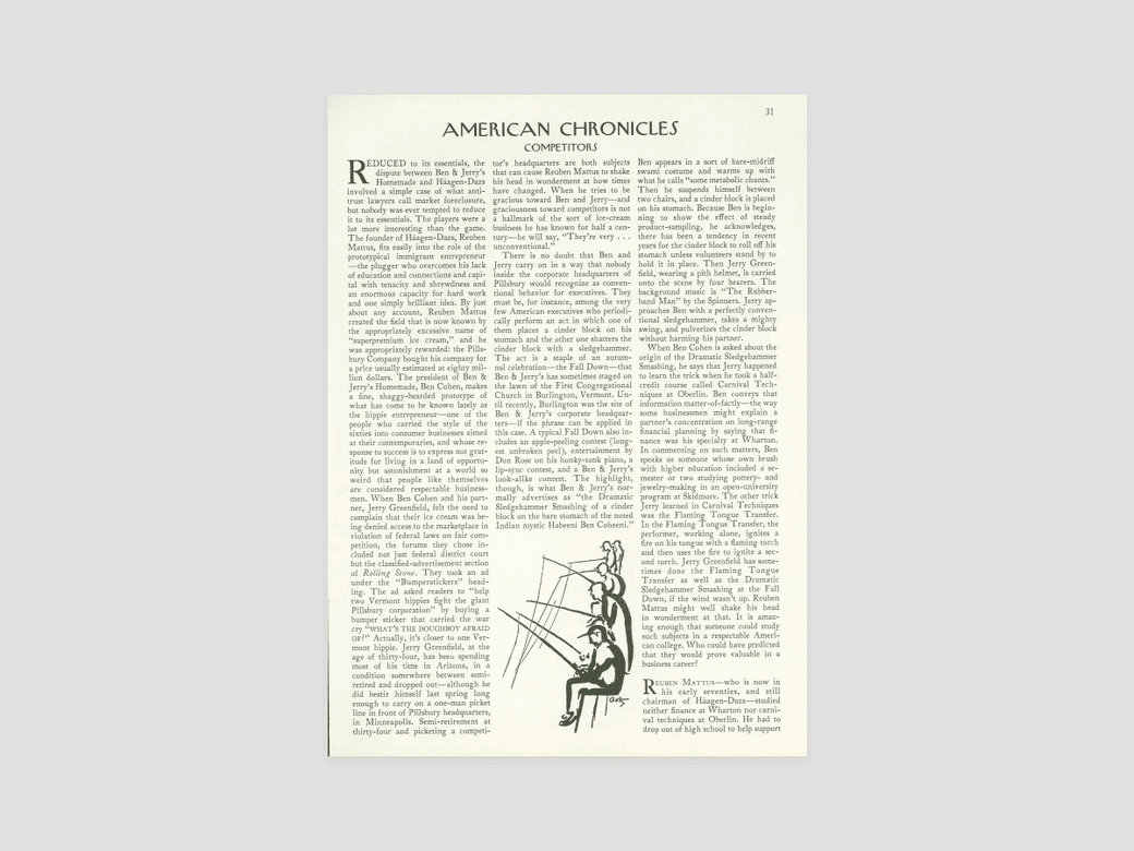 Page 31 of the July 8, 1985, issue of The New Yorker.