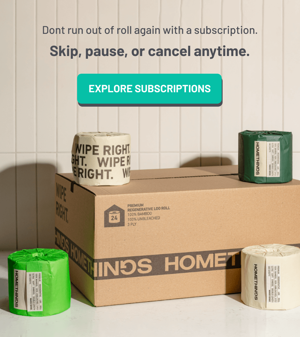 Dont run out of roll again with a subscription. Skip, cancel or pause anytime.