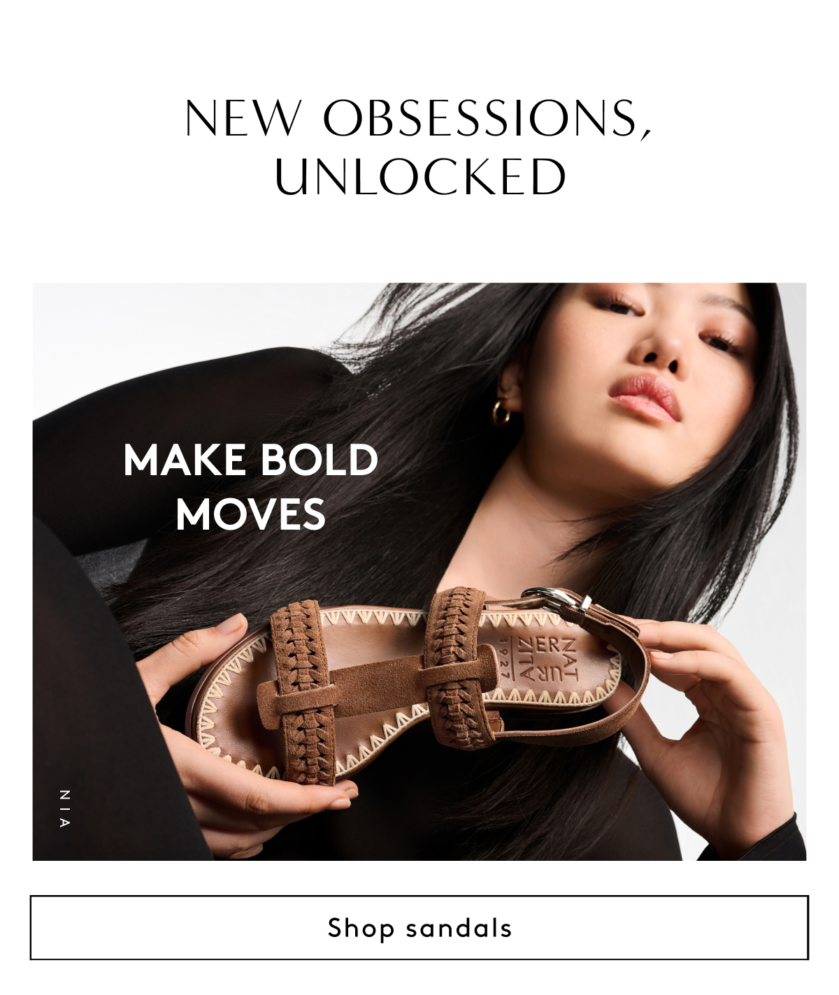 New Obsessions, Unlocked / Make Bold Moves | Shop Sandals