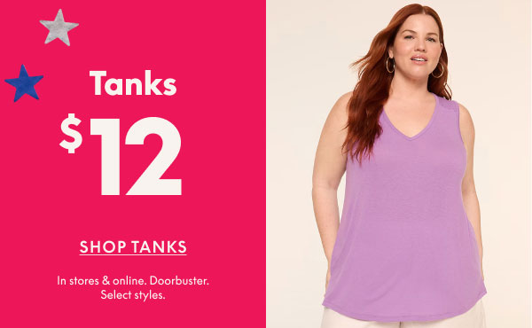 Tanks $12