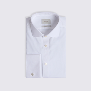 White Pinpoint Oxford Non-Iron Shirt