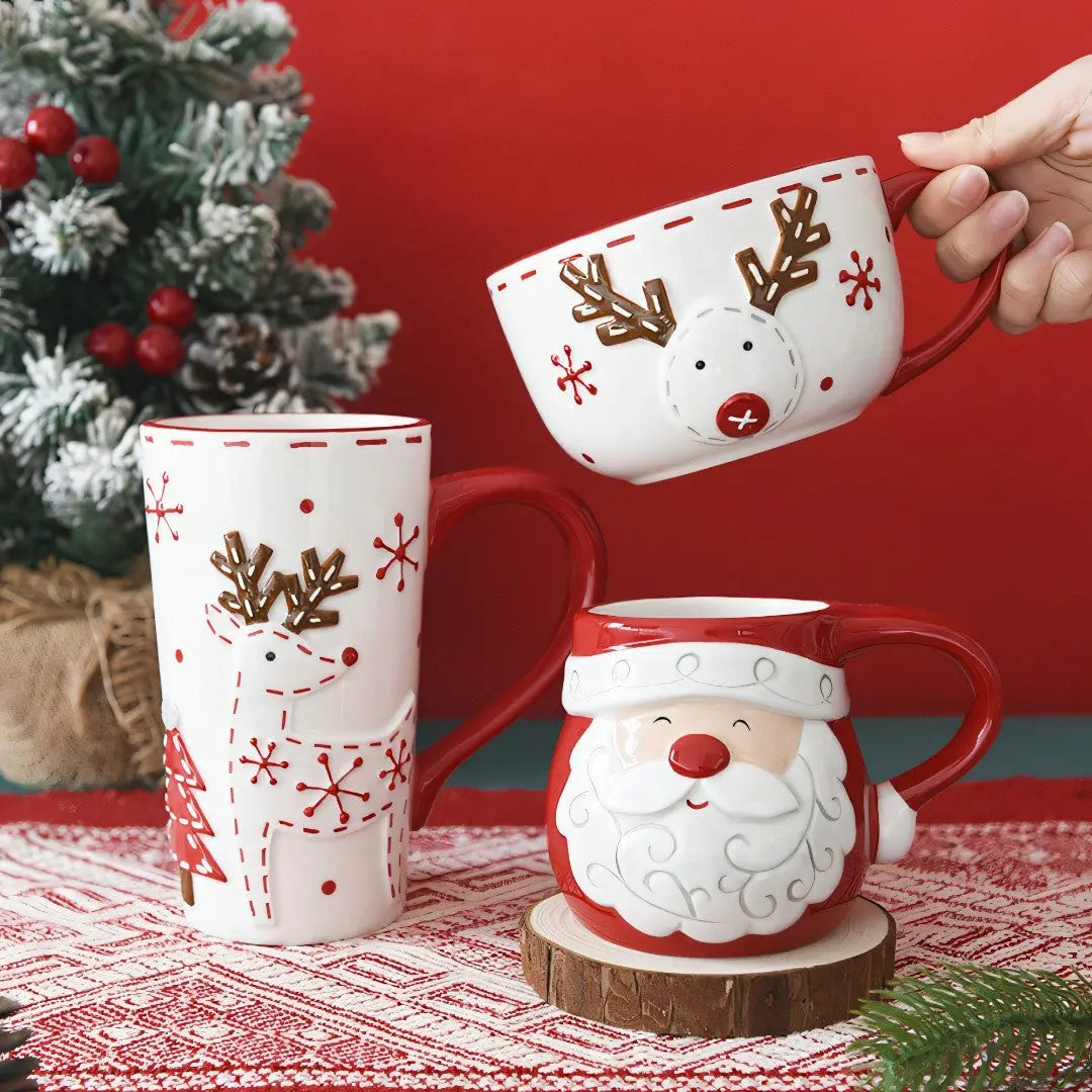 Image of Festive Sips Christmas Mug Trio