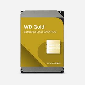A Western Digital WD Gold Enterprise Class SATA HDD.