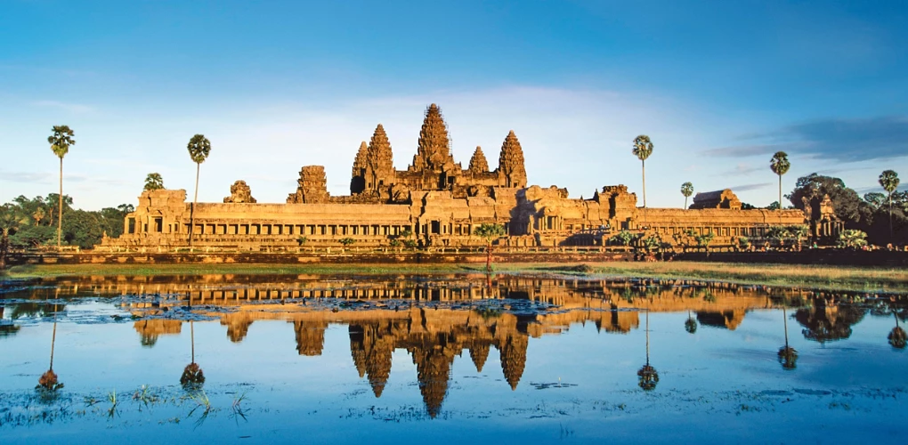 Blue Sky Angkor Wat Cambodia