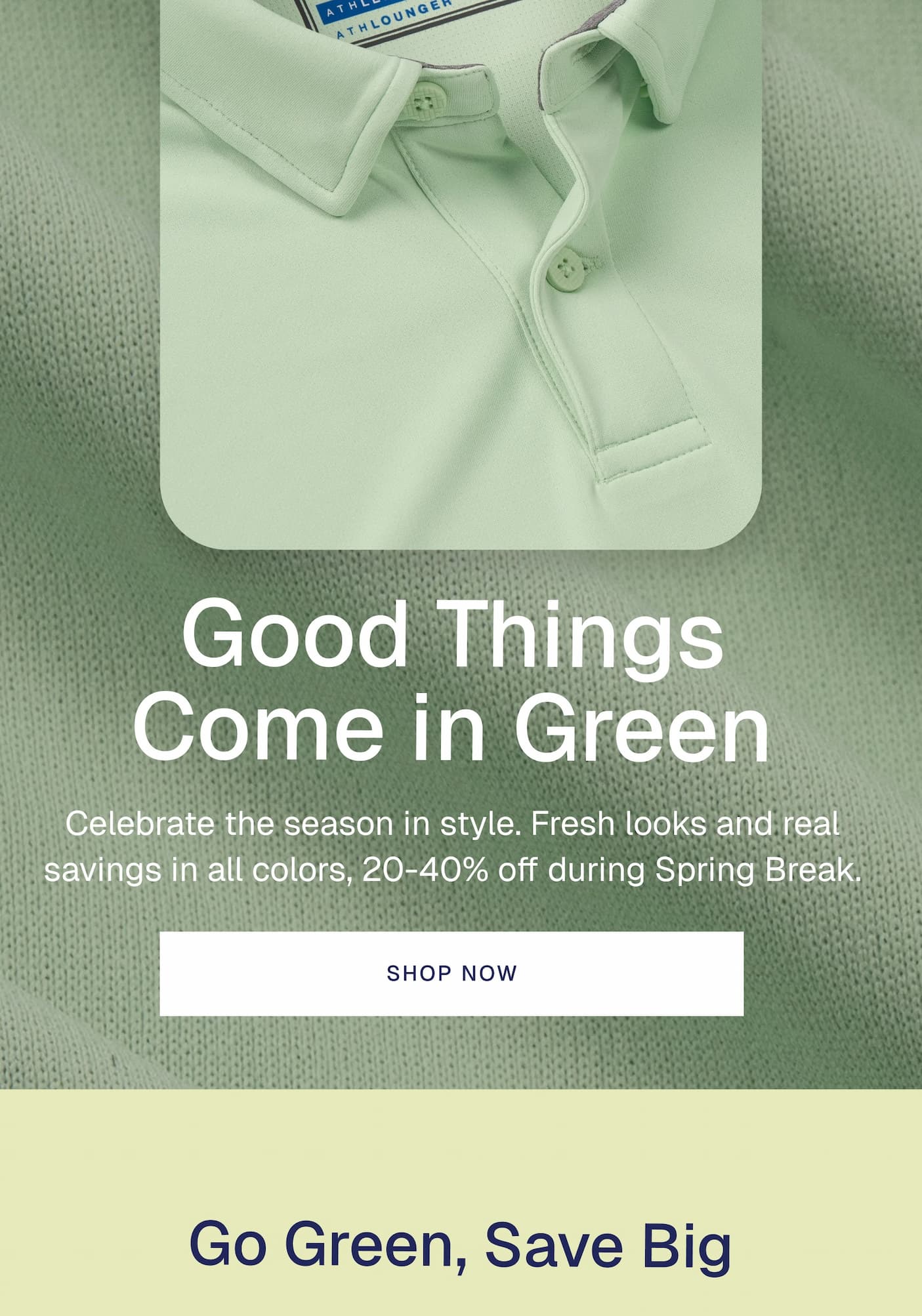 Good Things Come in Green