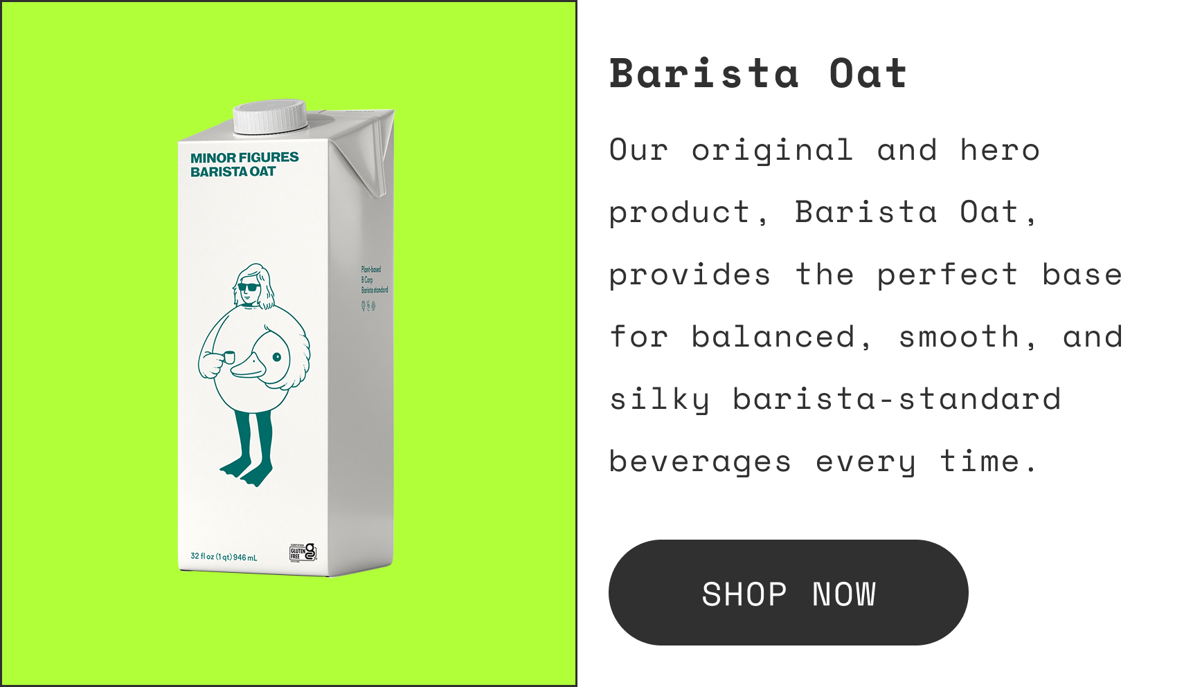 Minor Figures Barista Oat 