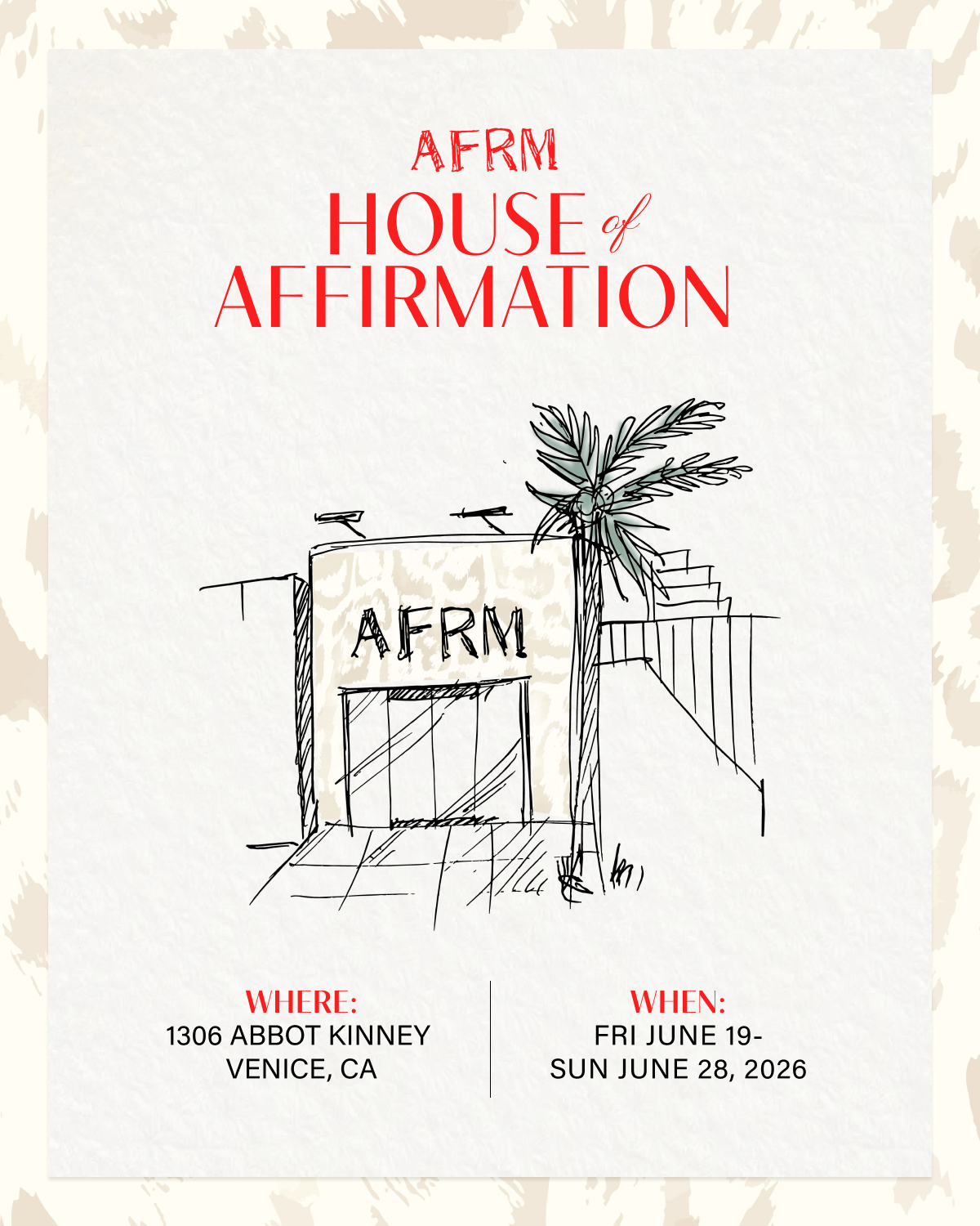 AFRM HOUSE OF AFFIRMATION