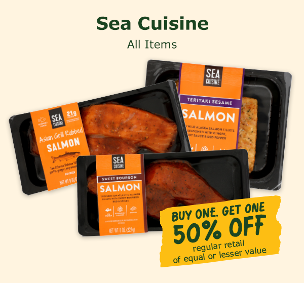 Buy One Get One 50% OFF Sea Cuisine