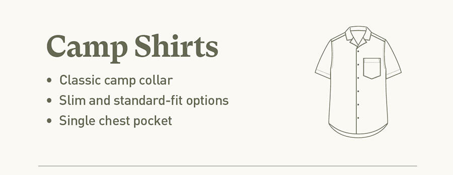 Shop men's camp shirts