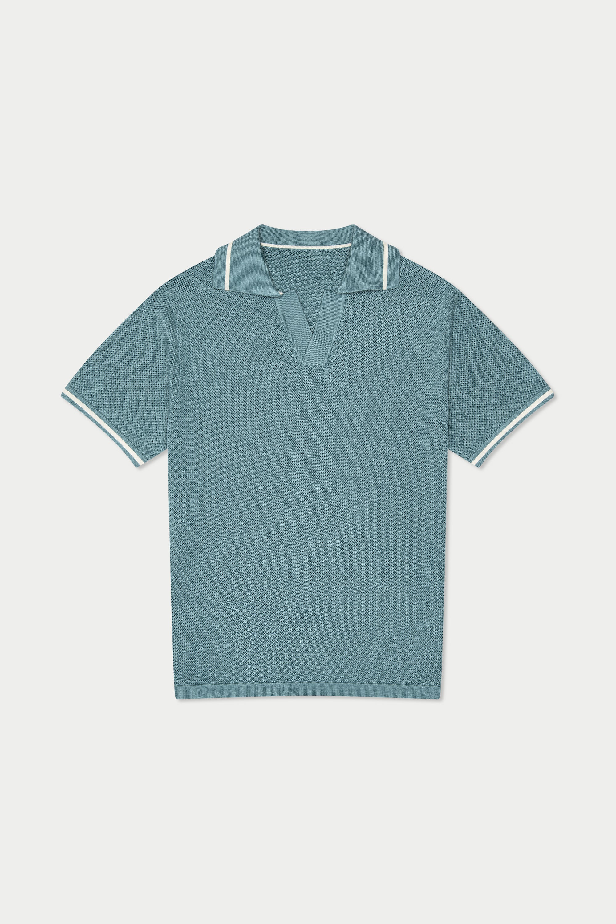 Image of Mint Crochet Polo