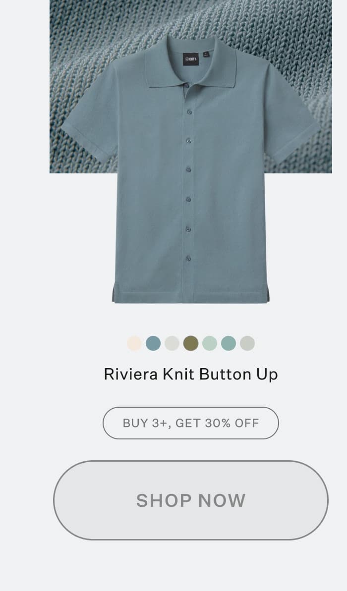 Riviera Knit Button Up