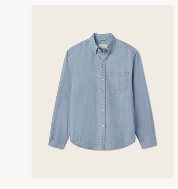 Japanese Chambray One Pocket Shirt