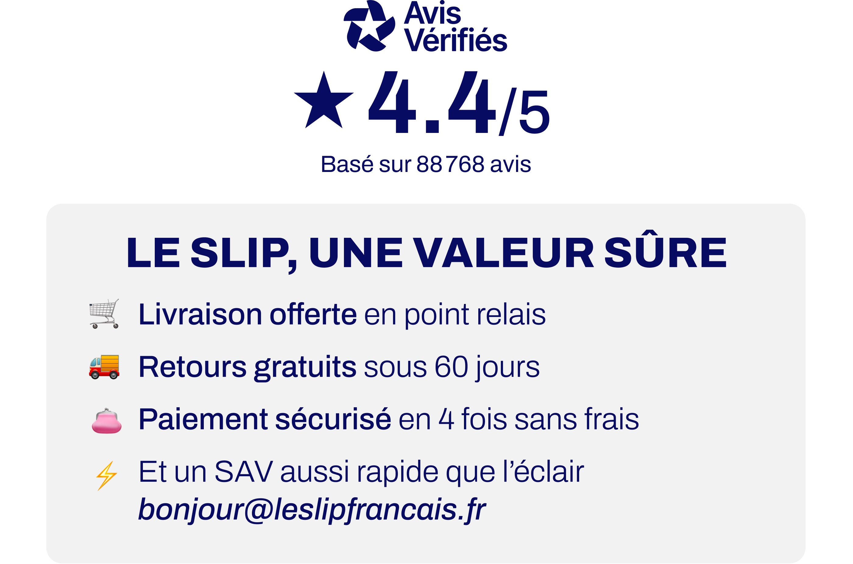 Le Slip, Une Valeur Sûre 