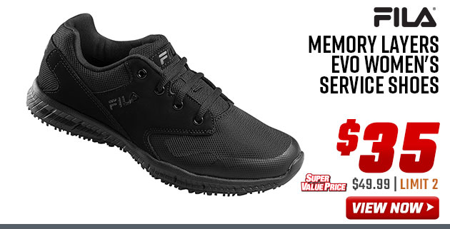 FILA Memory Layers EVO Women's Service Shoes