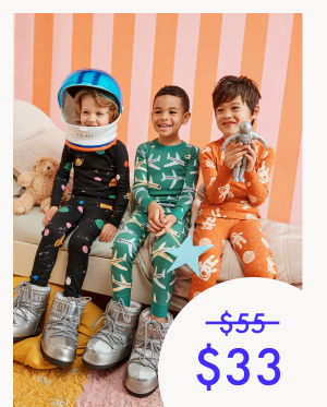 Shop pajamas starting at $33.