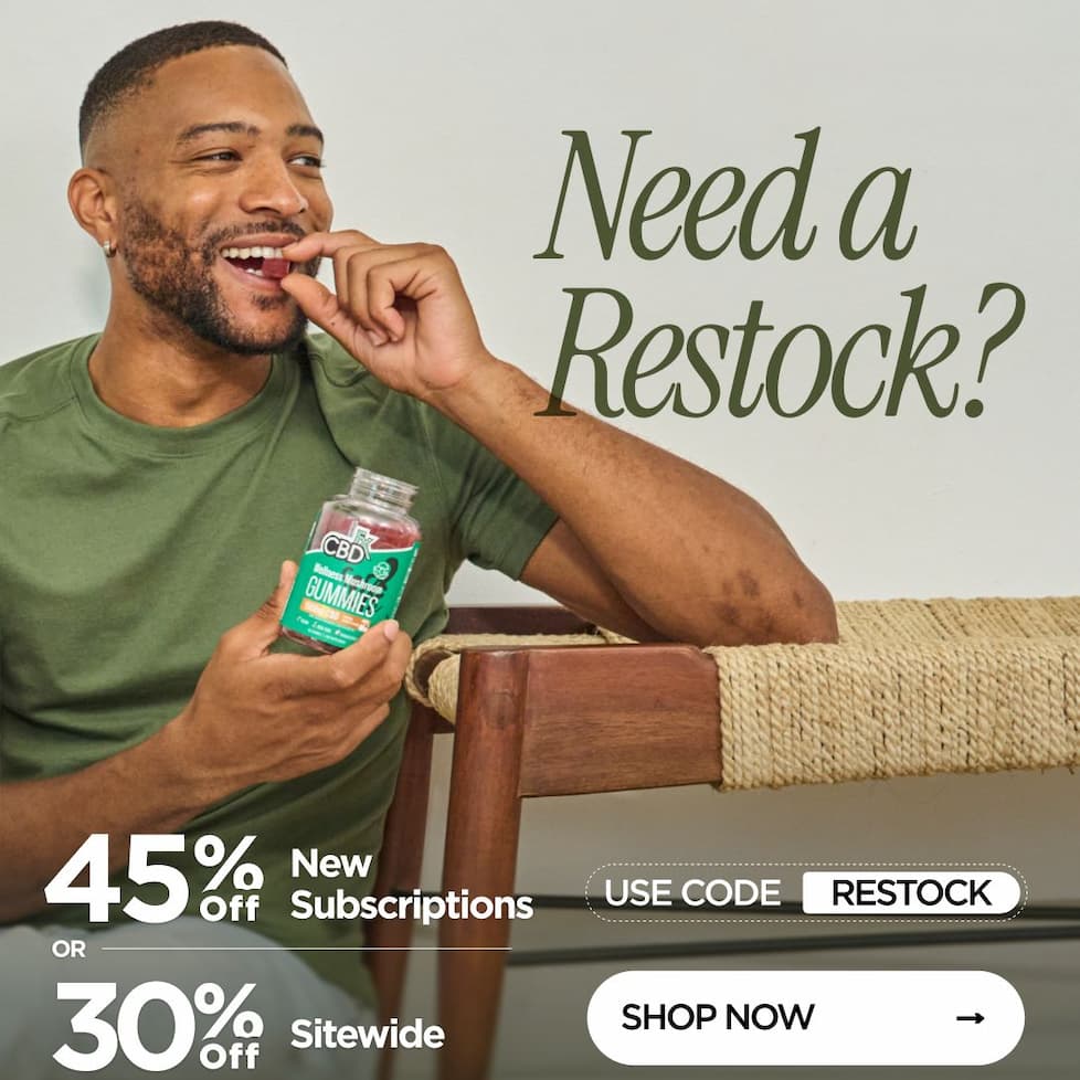 Need a Restock? 45% OFF New Subscriptions or 30% OFF Sitewide Use code RESTOCK