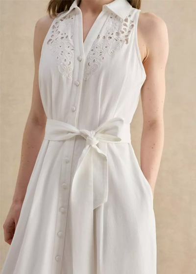 Avenham Shirt Broderie Dress