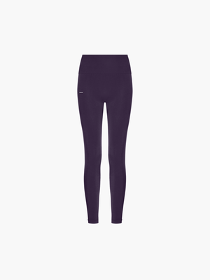 Plant-Stretch Compressive Leggings—Blackberry Purple