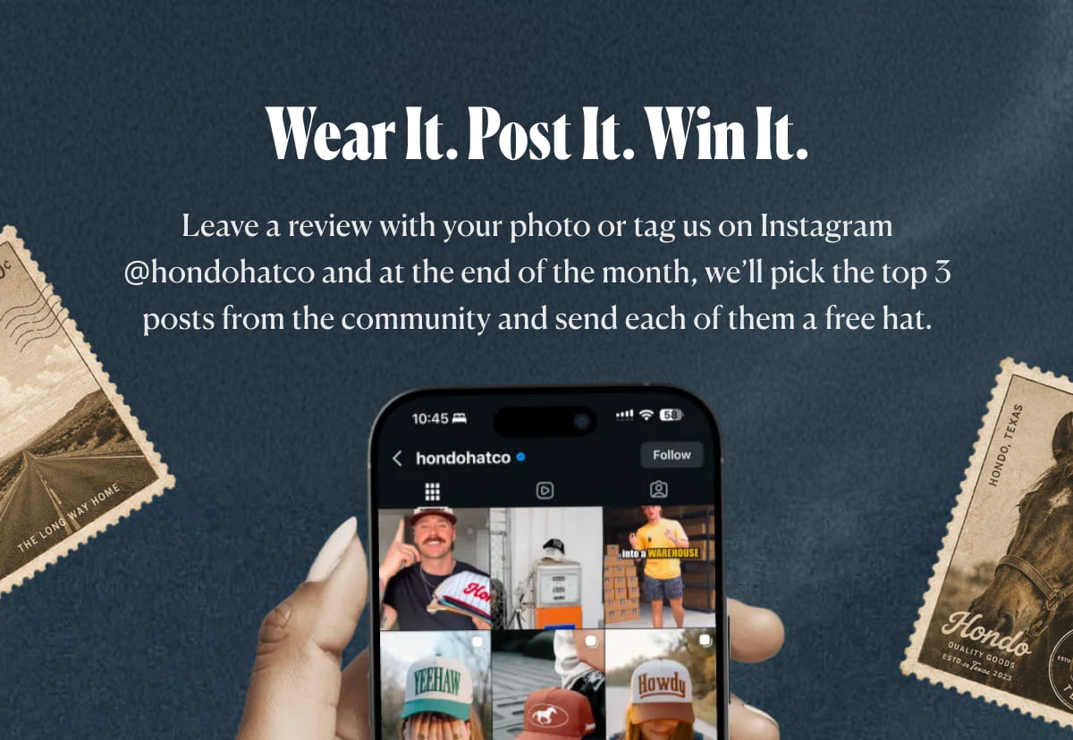 Wear It. Post It. Win It.